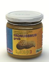 Erdnussmus, grob 330g, Bio