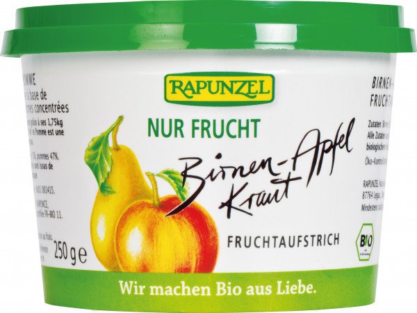 Rapunzel Birnen-Apfel-Kraut, 250g, Bio
