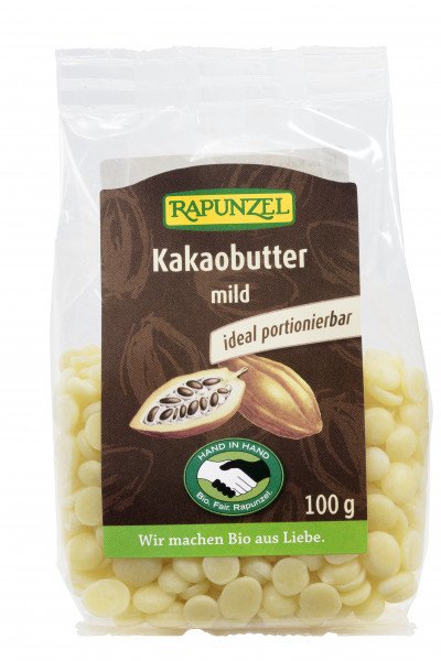 Rapunzel Kakaobutter mild, 100g, Bio