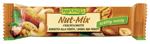 Rapunzel Fruchtschnitte Nut-Mix, 40g, Bio