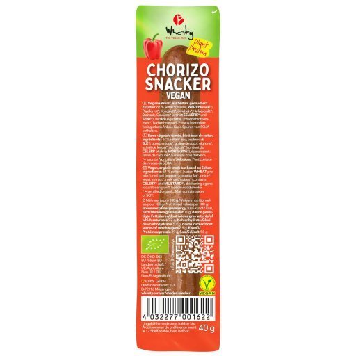 Chorizo Snacker Vegan 40g