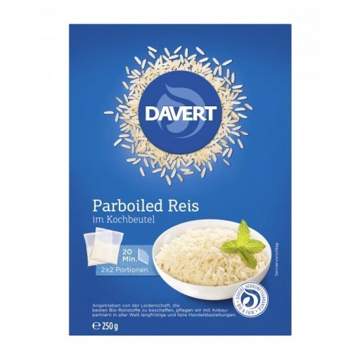 Parboiled Reis, im Kochbeutel 250g